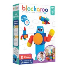 Blockaroo Mäkká magnetická stavebnica Robot 10 ks