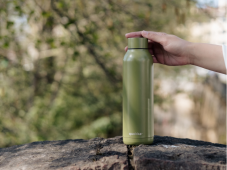 Quokka Termo láhev z nerezové oceli Solid Olive Green 630 ml