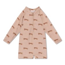 Plavky Swim Essentials s UPF 50+ Brown Leopard
