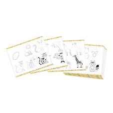 Janod Step by step Kreativní sada Kreslení krok za krokem Zvířata od 6 let