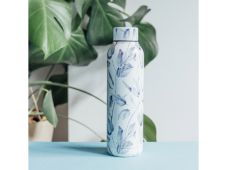 Quokka Termo láhev z nerezové oceli Solid Grey Bouquet 630 ml