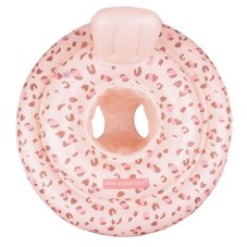 Swim Essentials Nafukovací kolo pro miminka Leopard starorůžový
