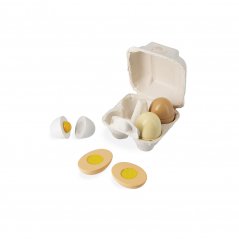 Janod Lesena magnetna jajca v embalaži