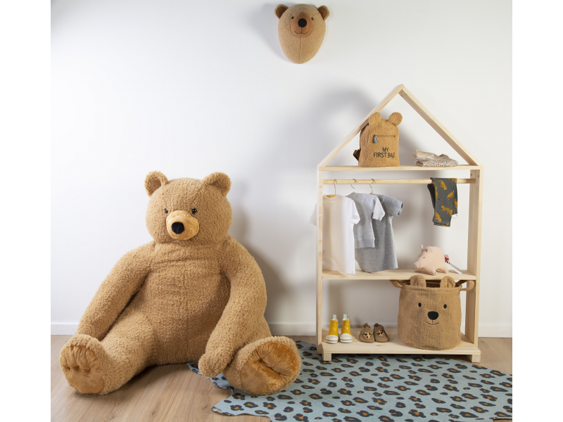 Childhome Košek za shranjevanje igrač Teddy Beige 30x30x30 cm