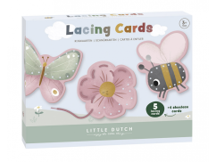 Little Dutch Šněrovací karty Květiny a motýli