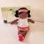 Bonikka Chi Chi látková bábika v darčekovej krabičke (Amy čierne vlasy)