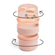 To go zásobník na svačinu Tiny farm vel. S - růžový