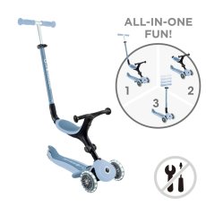 Globber Detská kolobežka Go up active lights ecologic blueberry