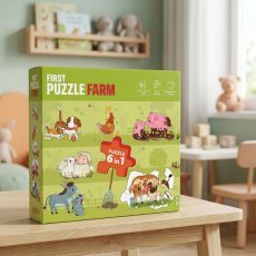 EDUkid Prvé puzzle Farma 6v1