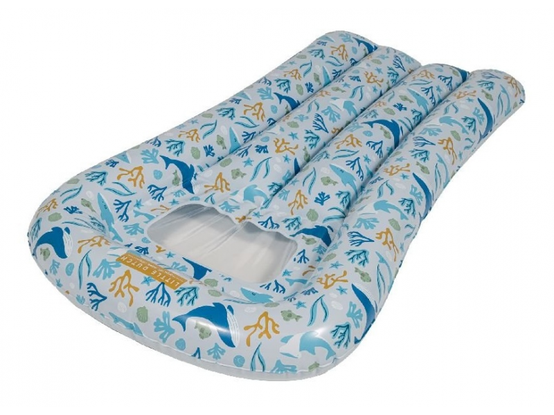 Nafukovací lehátko Little Dutch Ocean Dreams Blue