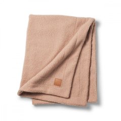 Sametová deka Elodie Details - Pink Bouclé