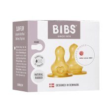 BIBS kaučukové cumlíky na dojčenskú fľašu (stredný prietok)