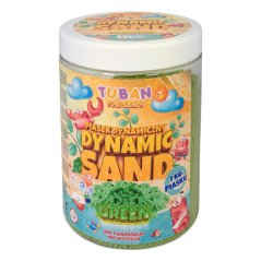 TUBAN Dynamický piesok Zelený 1 kg