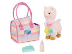 Pucci Pups Lama v tašce Sparkly Stripes Bag