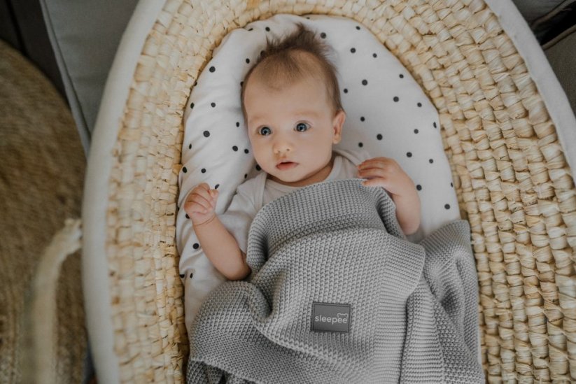 Výhodný set pro miminko s dekou - Royal Baby šedá