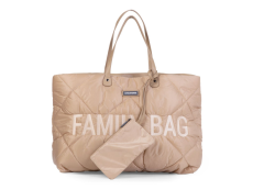 Childhome Potovalna torba Family Bag Puffered Beige