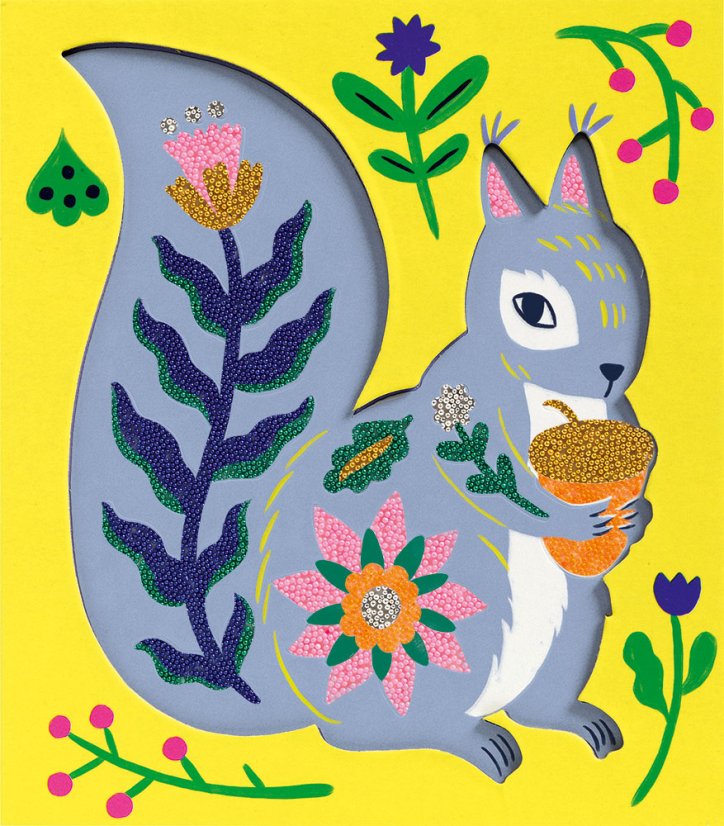 DJECO Artistic Beads: Květiny a srst (korálky)