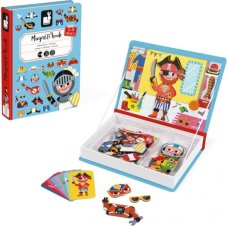 Janod Magnetibook Obliekanie chlapci