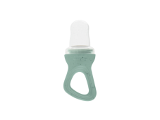 KikkaBoo Kŕmiace hryzátko Platinum Silicone Sage