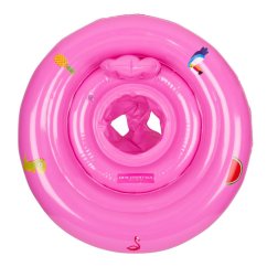 Swim Essentials Nafukovacie koleso pre bábätká Ružové