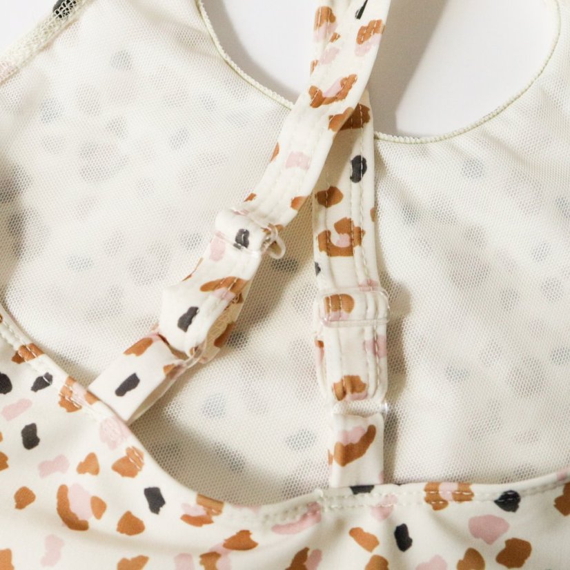 Swim Essentials Plavky s UPF 50+ Leopard béžový