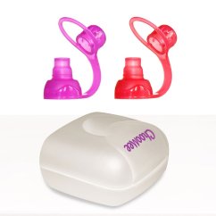 ChooMee SoftSip hubičky na kapsičku 2ks v pouzdře (Red/Purple)