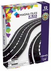 Magna-Tiles Magnetická stavebnice Xtras Roads 12 dílů