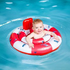 Swim Essentials Nafukovacie koleso pre bábätká Veľryby