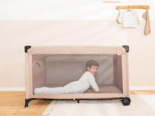 Little Dutch Postieľka cestovná Beige