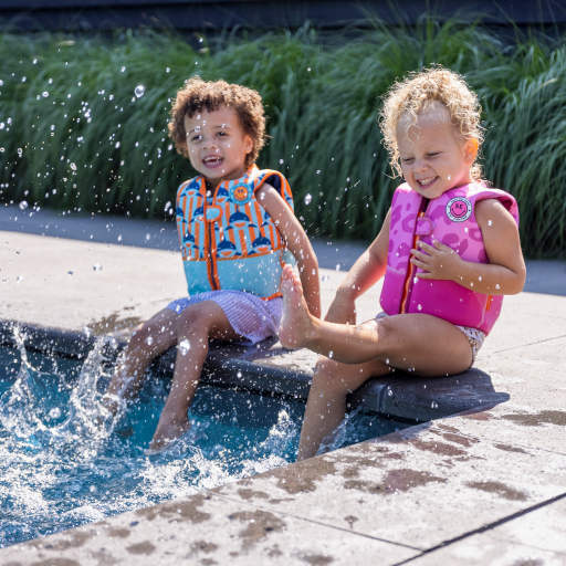 Swim Essentials Plávacia vesta pre deti Leopard ružový 3-5 rokov