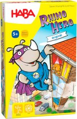 Haba Společenská hra pro děti Rhino Hero SK CZ verze