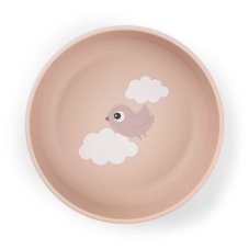Foodie miska Happy clouds - ružová