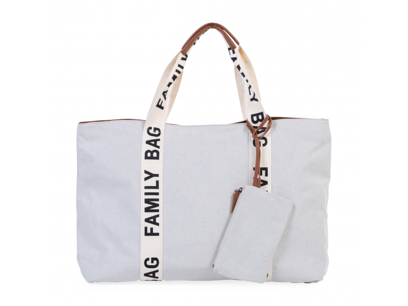 Childhome Cestovná taška Family Bag Canvas Off White