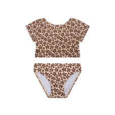 Swim Essentials Bikiny Crop Top s UPF 50+ Wild Flower