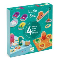 Djeco 4 hry s morskou tematikou Ludo Sea