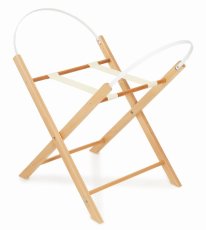 Ahojbaby Stojan na Mojžišov košík pre bábätko Smart Transparent bezfarebný lak