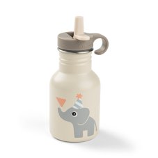 Detská nerezová fľaša Tiny Farm 350 ml - piesková