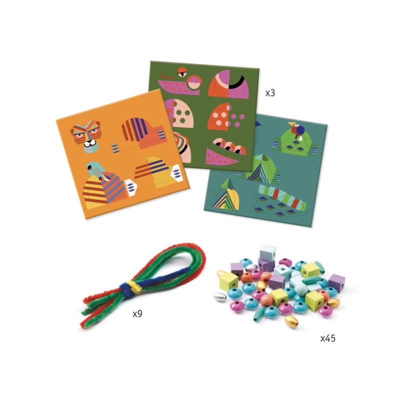 DJECO Figúrky z chlpatých drôtikov: Zvieratká