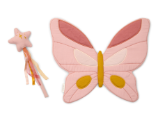 Vílí zahrádka Little Dutch Fairy Wings and Magic Wand Fairy Garden