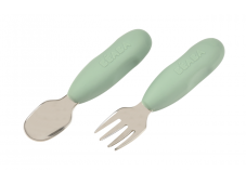 Beaba Prvý trénovací príbor 2-dielny Sage Green