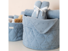 Little Dutch Plienky 70x70cm Pure Denim Blue