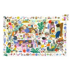 Djeco Objavovacie puzzle Narodeninová oslava 54 ks