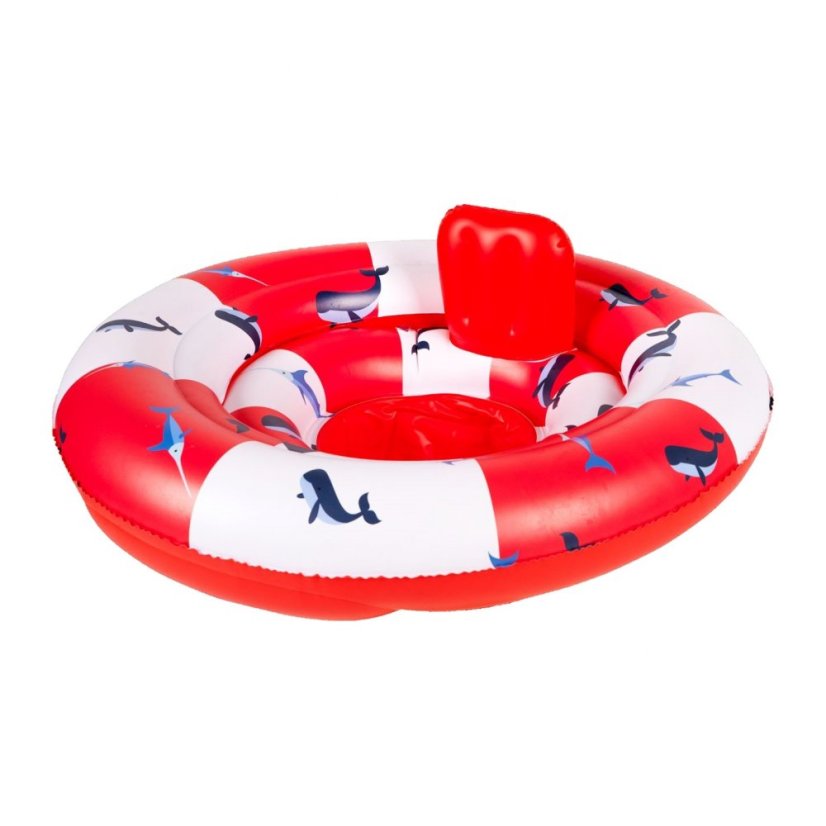 Swim Essentials Nafukovacie koleso pre bábätká Veľryby