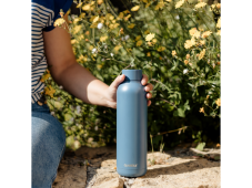 Quokka Nerezová termoláhev Solid Stone Blue 630 ml