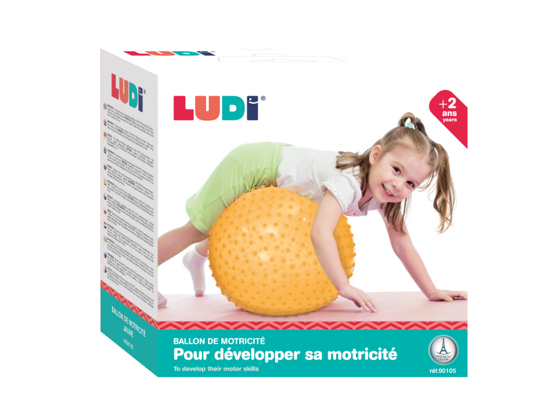 Ludi Senzorická lopta 45cm žltá