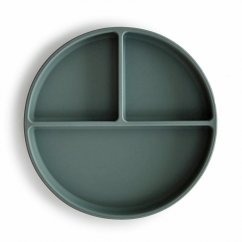 Mushie silikonový talíř s přísavkou (Dried Thyme)