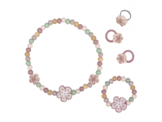 Dřevěná sada šperků Little Dutch Květiny