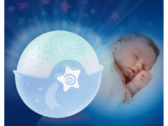 Infantino Noční lampička s projekcí modrá