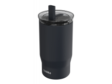 Quokka Nerezový termohrnček so slamkou Mist Black 720 ml
