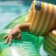 Swim Essentials Plávacia vesta s rukávnikmi Veľryba 2–6 rokov